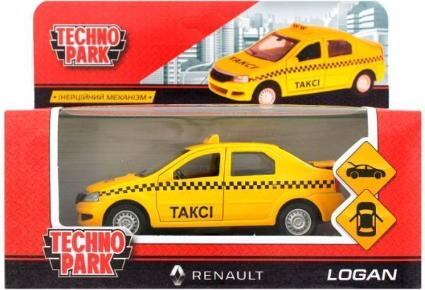 Игрушка Технопарк Автомодель Renault Logan TAXI 1:32