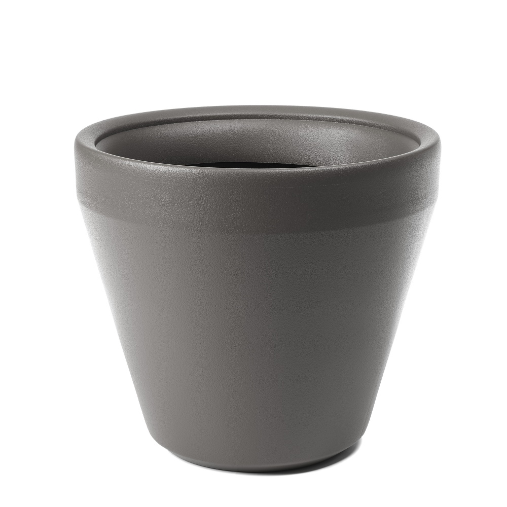 Вазон пластиковий пластик LIMA круглий антрацитовий 86 л Lamela (9826513)