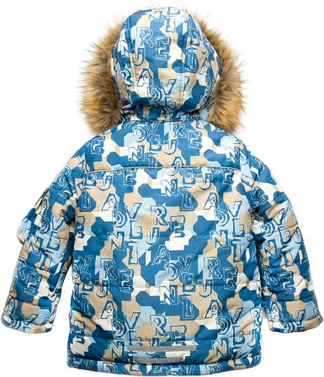 Куртка дитяча Модний Карапуз р.116 блакитний з бежевим 03-00735-0 