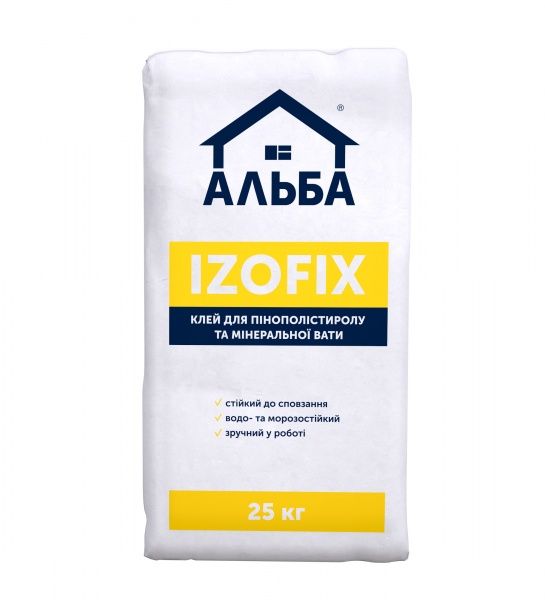 Клей для теплоизоляции АЛЬБА 