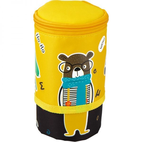 Пенал 684-3 KITE жовтийчорний