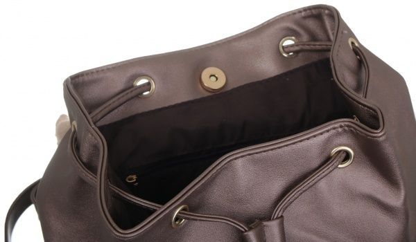 Рюкзак пушистый Soft Touch ушки котика, кофейный