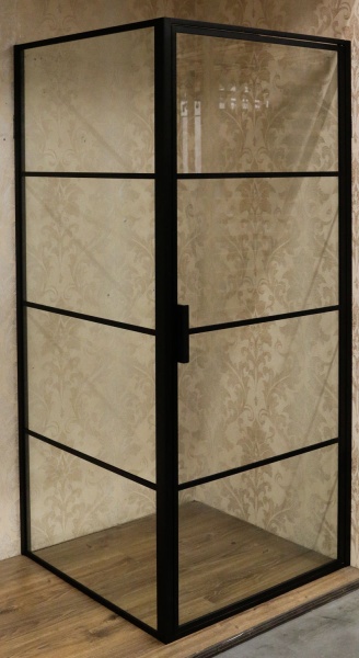 Душове огородження Alex Baitler LITE BLACK 90х90х195 см