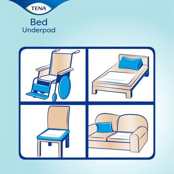Непромокаемая пеленка Tena Bed Plus 60х60 см 30 шт.