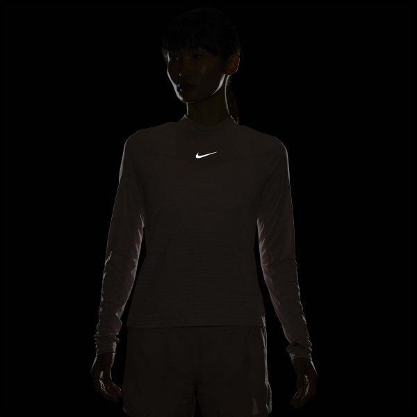 Футболка Nike W NK DF RUN DVN LS TOP DD6821-601 р.M розовый