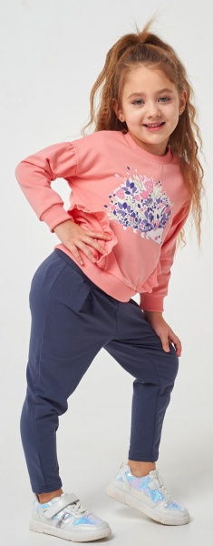 Штаны для девочек Smil 115515 р.92 графитовый 