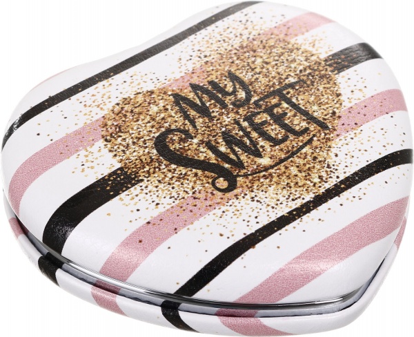 Зеркало карманное косметическое Лідер Канц Сердце фигурное 4 варианта в ассортименте 