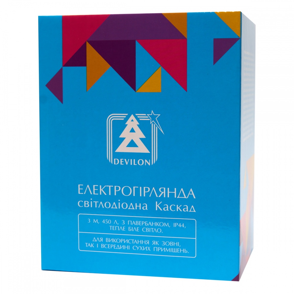 Электрогирлянда светодиодная Девилон Конский хвост (Каскад) светодиодная (LED) 450 ламп (721350)