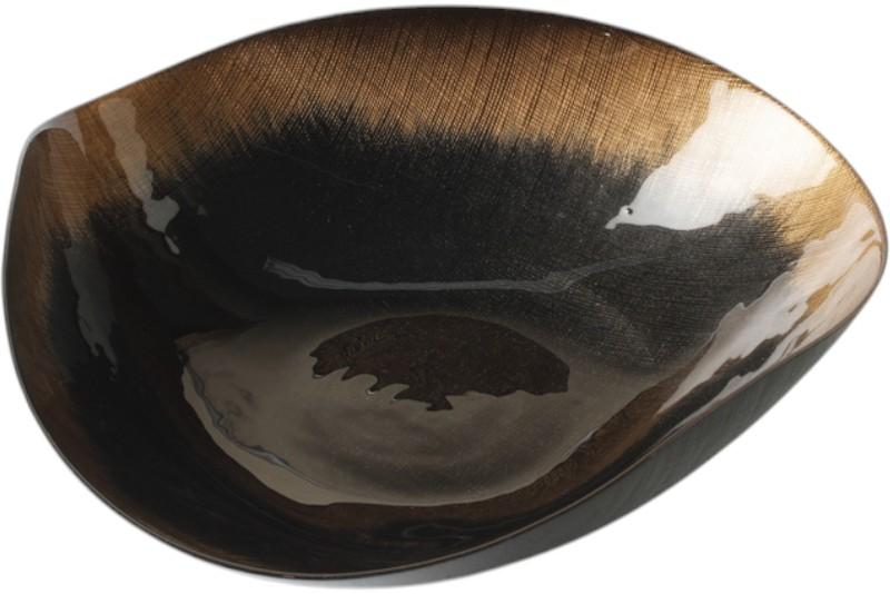 Блюдо Dekor Cam SIS MURANO глибоке 33 см коричневий