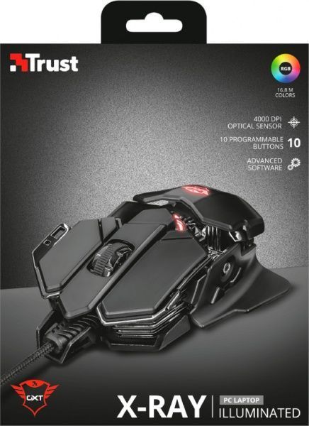 Миша Trust GXT 138 X-Ray Illuminated Gaming 22089 