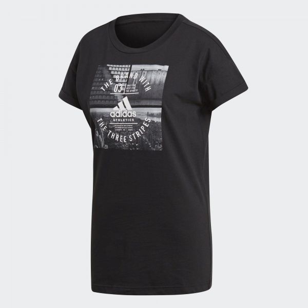 Футболка Adidas ATHLETIC VIBE W CV4580 M чорний