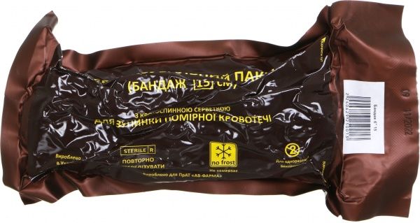 Бандаж АВ-Фарма перев'язочний пакет 6'' (15 см) коричневий 