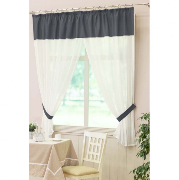 Штора Alliance 290х170 см молочно-серый Decora textile