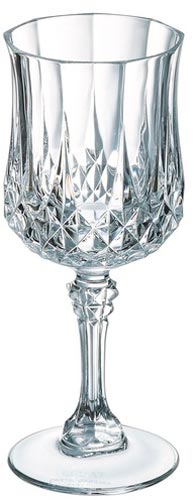 Набор бокалов для вина Longchamp 250 мл 6 шт. Cristal Darques 