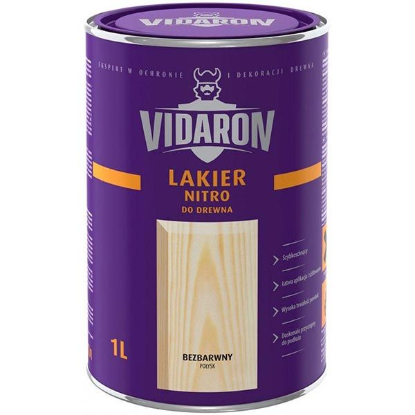 Лак Vidaron нітро глянcовий 1 л