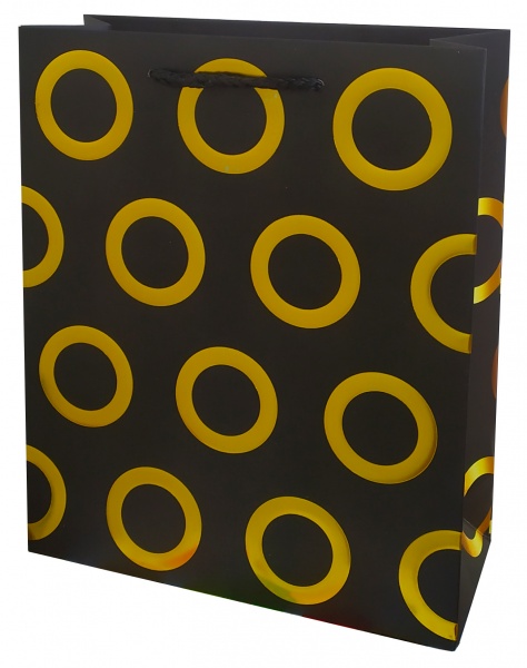 Пакет подарунковий 30x40x10 см преміум-класу (висої щільності, з тисненням фольгою) Happycom International