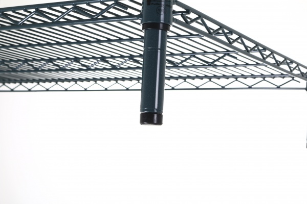 Стелаж PROзапас зелений 1800x910x610 мм метал полиця 4 шт. хром 