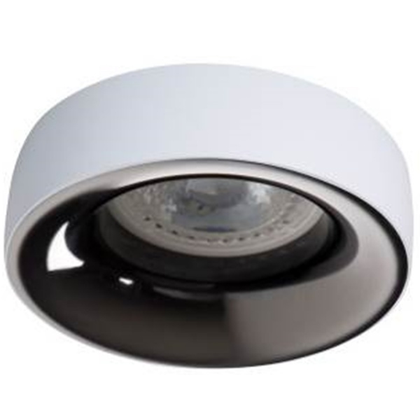 Светильник точечный Berger 40 Вт GU10 черный с белым 3028-DL-1 White & Black 