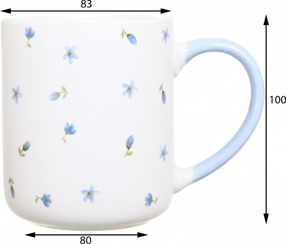Чашка Fiora Floral Breeze Blue 385 мл