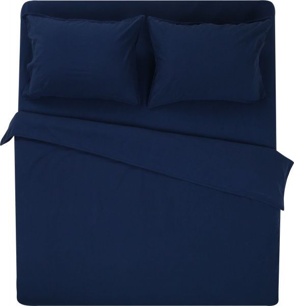 Комплект постільної білизни Adriatic dark blue 2.0 темно-синій SoundSleep 