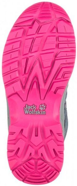 Ботинки Jack Wolfskin THUNDERBOLT TEXAPORE MID K 4036061-6515 р. EUR 32 серо-розовый