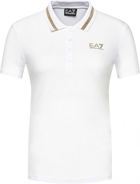 Поло EA7 POLO SHIRT 3KTF04-TJ9DZ-1100 р.S білий
