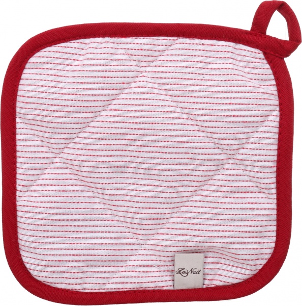 Прихватка червона смужка 20x20 см червоний La Nuit 