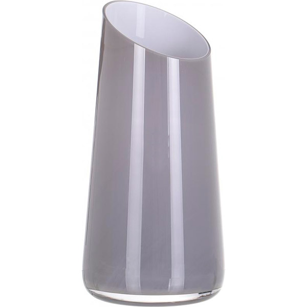 Ваза Wrzesniak Glassworks Maestro 16.5x34 см серая