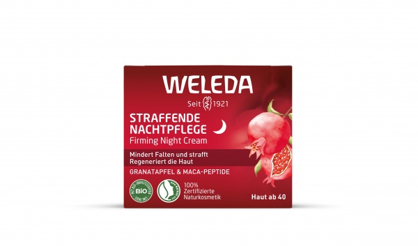 Крем-лифтинг для лица ночной Weleda Гранат и пептиды Маки перуанской 40 мл