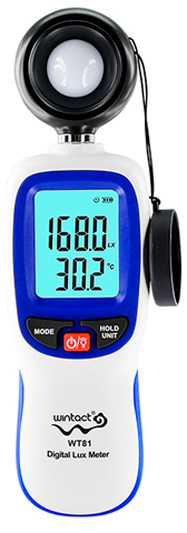 Люксметр WINTACT WT81 с термометром