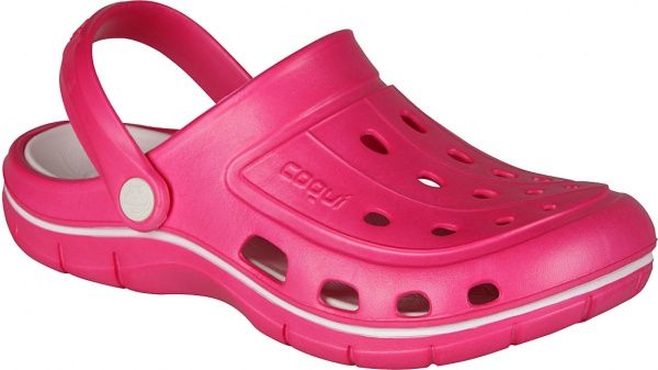 Сабо Coqui Jumper 6352-100-3632 р. 39 рожевий із білим