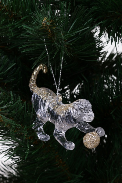 Підвіска декорована Global Treasure Тигр 6,4 см в асортименті P2101008-CHFG-A/4