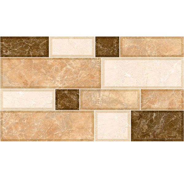 Плитка InterCerama GRANI коричневая светлая 74 031 23x35 