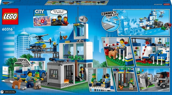 Конструктор LEGO City Поліцейська дільниця 60316