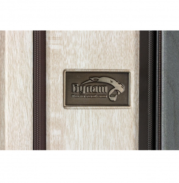 Двері вхідні Булат Термо House-703 антрацит / дуб полярний 2050x1200 мм праві