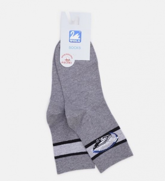 Носки детские для мальчиков Wola W44.P01 490 серый 