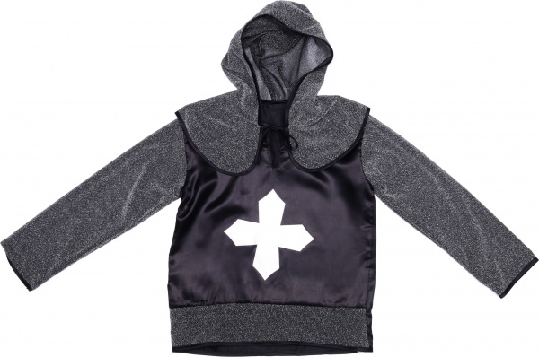 Костюм карнавальний КАРНАВАЛІЯ Лицар сірий із чорним 85041, 85141 