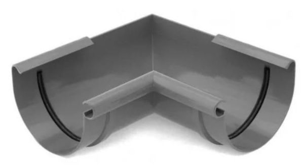 Угол наружный Bryza 90° 125 мм графит 