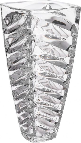 Ваза стеклянная прозрачная Florale 28 см Bohemia