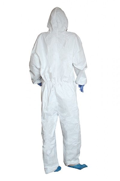 Комбинезон одноразовый защитный из биоспана 50г/кв. м р. XXXL рост универсальный белый