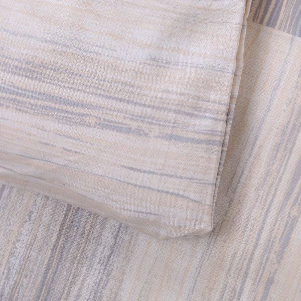 Комплект постільної білизни 1.5 бежево-сірий La Nuit 