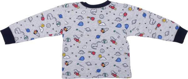 Пижама детская для мальчика Фламинго 109-307 р.86 меланж 