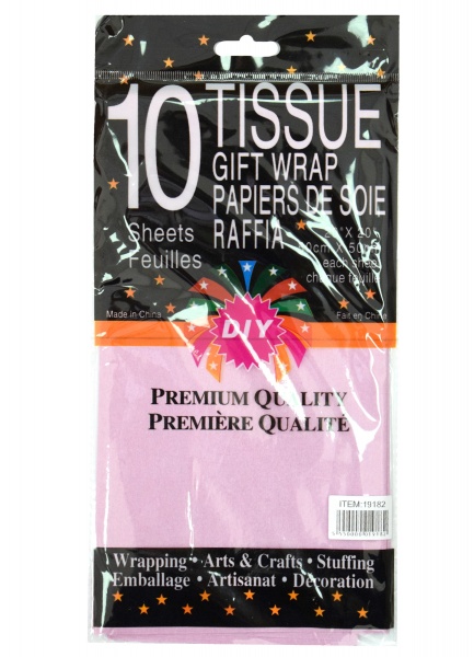 Бумага для упаковки тишью 191215 10 шт. 50x50 см 