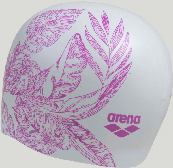 Шапочка для плавания Arena 91440-207 one size белый