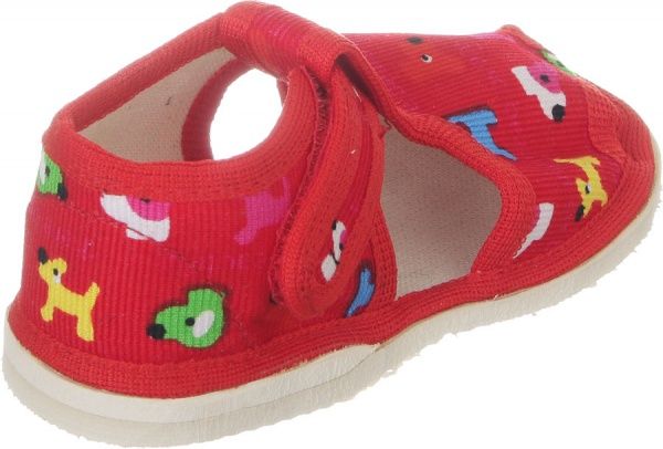 Тапочки для девочек Экотапок р.20 красный 1085 