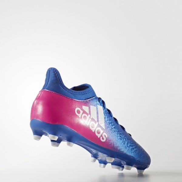 Бутси Adidas X 16.3 FG BB5641 р. UK 7 блакитний