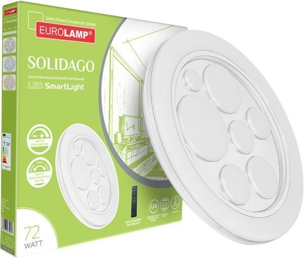 Светильник светодиодный Eurolamp Smart Light Solidago N11 с пультом ДУ 72 Вт белый 3000-6500 К LED-ESL-72W-N11 