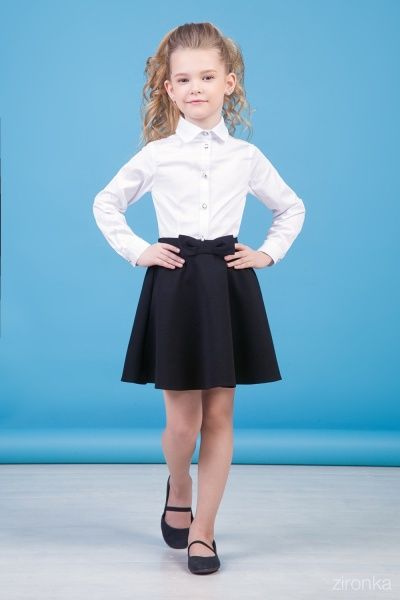 Юбка школьная 30-9040-1 Zironka р.122 черный 