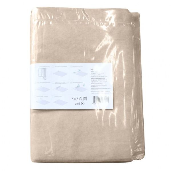 Штора Moda 200х268 см кофе с молоком Decora textile