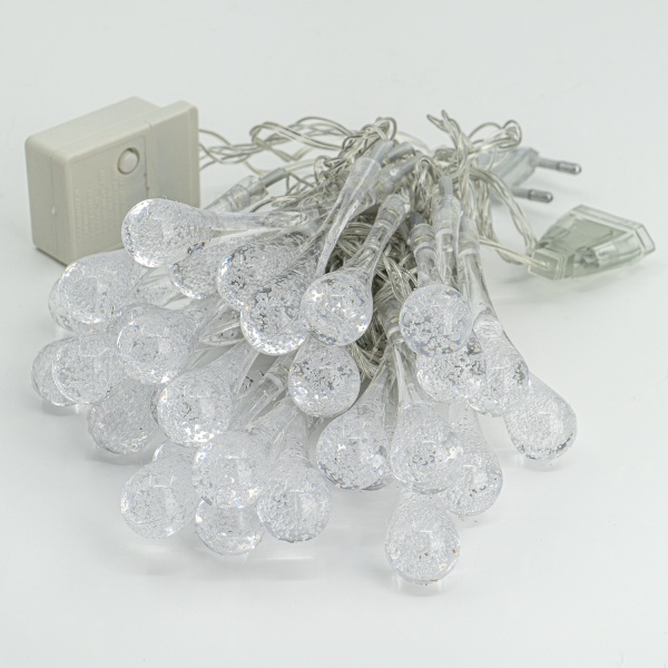 Декоративная гирлянда Altalusse (INL-2709E-30 Cold) встроенный светодиод (LED) 30 ламп 4,5 м 